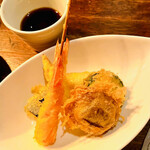 天ぷらとワイン 中尾葡萄 - 