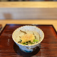 京味 もと井 - 数の子のフライと春野菜のお浸し