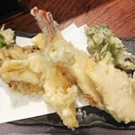 金澤さぬき - 竹の子と大海老、山菜、野菜の天ぷら