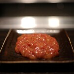 焼肉うしごろ - うしごろユッケ、混ぜ済み