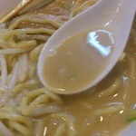 ラーメン長山 - 濃度が増したどろどろ味噌スープ！