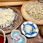 Soba Giri Inaoka - おせいろとさらしな蕎麦の二色盛り　1100円