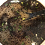 上州濃厚中華蕎麦 はたお商店 - 混ぜたらこんな感じ( ◠‿◠ )