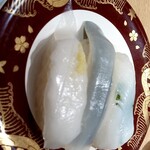活魚廻転寿司　いわ栄 - イカ盛り