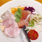 ビストロ ラ コケット - 前菜の盛り合わせ