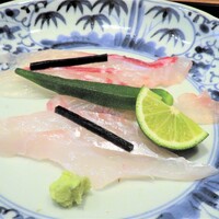 御所 岩さき - 造り　鯛　ぐじ