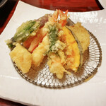 Tempura Kappou Masu Ume - おまかせ10品盛り