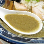 鶏そば煮干そば 花山 - スープ