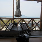 cafe 風車の丘 - カウンター席からの眺め