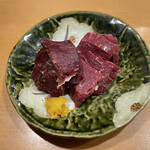 旬菜 おぐら家 - 馬肉燻製