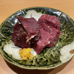 旬菜 おぐら家 - 馬肉燻製