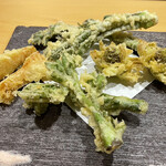 旬菜 おぐら家 - 山菜天ぷら
