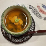 旬菜 おぐら家 - 雲丹のせ冷製あんかけ茶碗蒸し