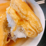 大阪王将  - 毎月18日は天津飯の日
各種単品天津飯の卵2枚に増量可能