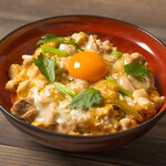 Oyako-don (Chicken and egg bowl) with carefully selected eggs