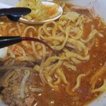 ラーメン二郎 - 赤酢投入～♪