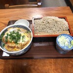 Masudaya - かつ丼マイセット（もりそば）