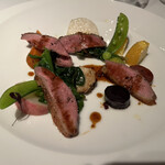 ル・ジュジュ - 野菜の甘さと肉焼き具合がたまらん