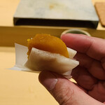 鮨 由う - ・自家製唐墨餅