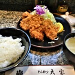 とんかつ 大宝 - "ランチヒレかつ定食"