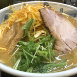 ゆきむら亭 - ネギらーめん(味噌味)具材アップ
