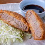 Agu pork minced meat cutlet