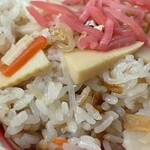 Umazake Umaaji Yoridokoro Shinsui - 『彩り弁当』の「ご飯物 たけのこご飯」