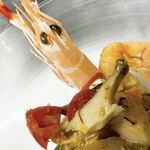 レストラン・ドゥースドゥース - 魚介のサラダ仕立て(ディナー前菜)