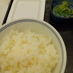 Yoshinoya - ご飯、納豆