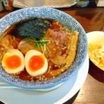 麺屋 幸 - 中華そば煮卵トッピング