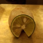 中善 - 2013年2月。トラフグの白子焼。