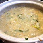 どきどき水産 - カニ雑炊