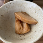 F - 筍に竹輪の煮物。