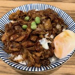 豚や - 豚丼、肉増し、温玉