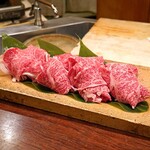 麻布 幸村 - 山形牛のロース肉