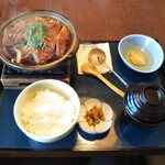 乙女峠　ふじみ茶屋 - カツ鍋膳