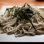 Izukougen Soba Temari - 天ぷらそば(冷) 1800円。