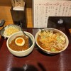 地魚と博多天麩羅 番や下町 - 海老かき揚げ二八そばと自家製上州牛のハヤシライス 煮卵添えのセット。美味し。