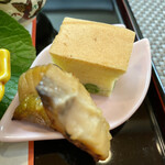 御料理 ひさまつ - 厚焼き玉子 鰆蕗味噌焼き