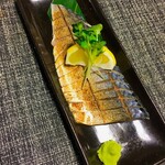 個室居酒屋 古民家和食ダイニング きよ久 - 炙り〆鯖　869円