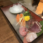 個室居酒屋 古民家和食ダイニング きよ久 - ドライアイスの演出がお洒落笑笑