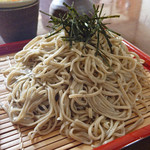 ぼくち蕎麦かごや - ざるそば大盛り