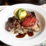 Boire un coup - 前訪時のランチメニュー(桃豚のバルサミコソース…だつたような？)