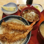 藤屋 そば店 - 天丼セット