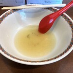 仙台中華そば 銘店嘉一 - 自分がスープをここまで飲むのは珍しい(笑)