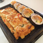 カンナムキンパ - キンパand海鮮チヂミ　810円