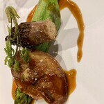 E.Bu.Ri.Ko - トガリアミガサダケとフォアグラのソテー