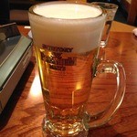 もつや宮谷 - 生ビール