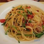 Ristorante Luce - サーモンとほうれん草・イクラのスパゲッティ