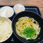 親父の製麺所 - 朝定食¥390